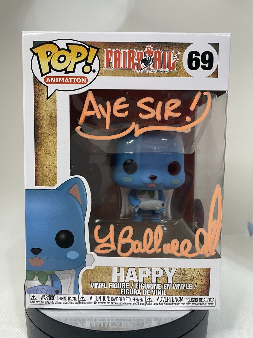 Funko pop Happy Signed by Tia Ballard 69. Mint. Certified